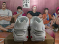 Nike Big Eyes Sneakers White with Red and Blue Details