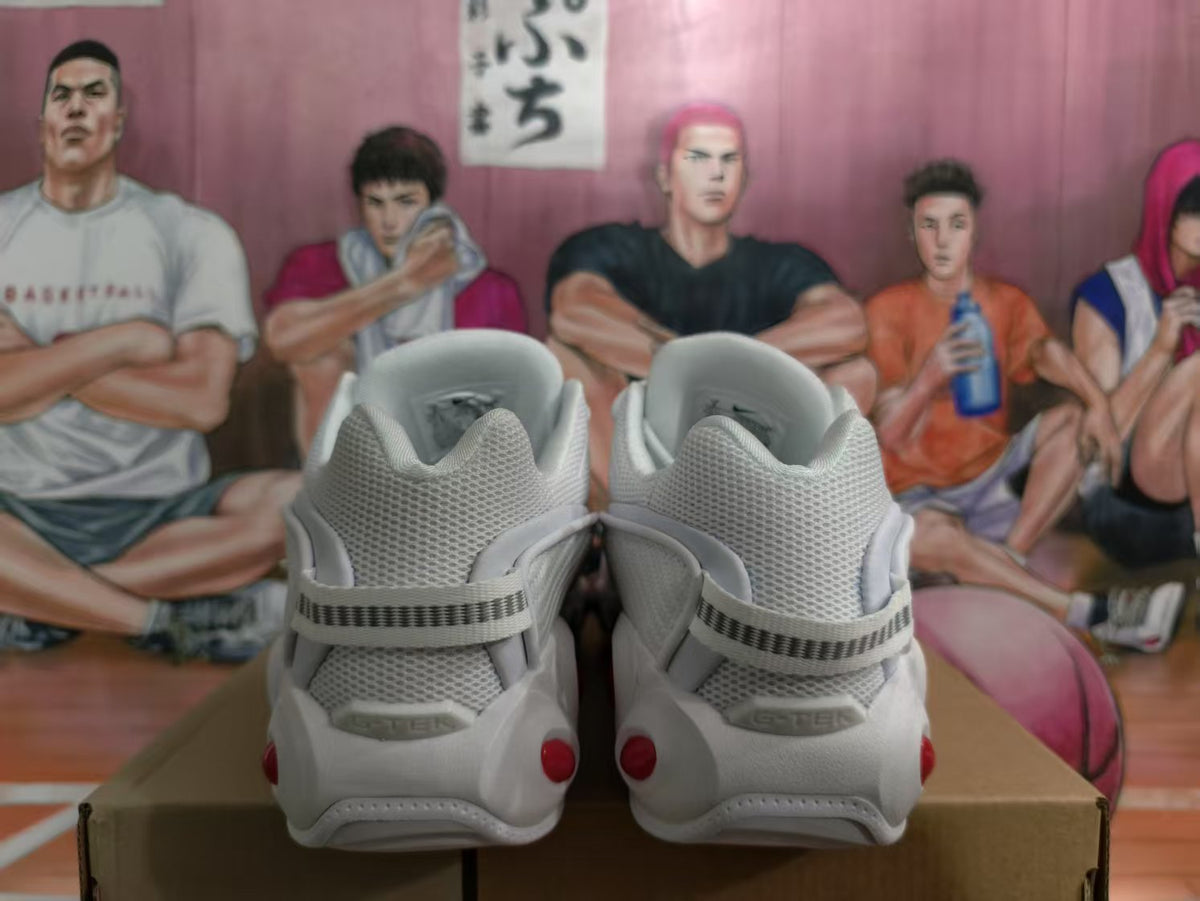 Nike Big Eyes Sneakers White with Red and Blue Details
