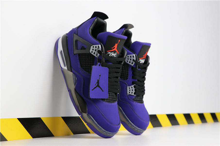 Jordan Air Jordan 4 Retro Levi's Purple Black Sneakers