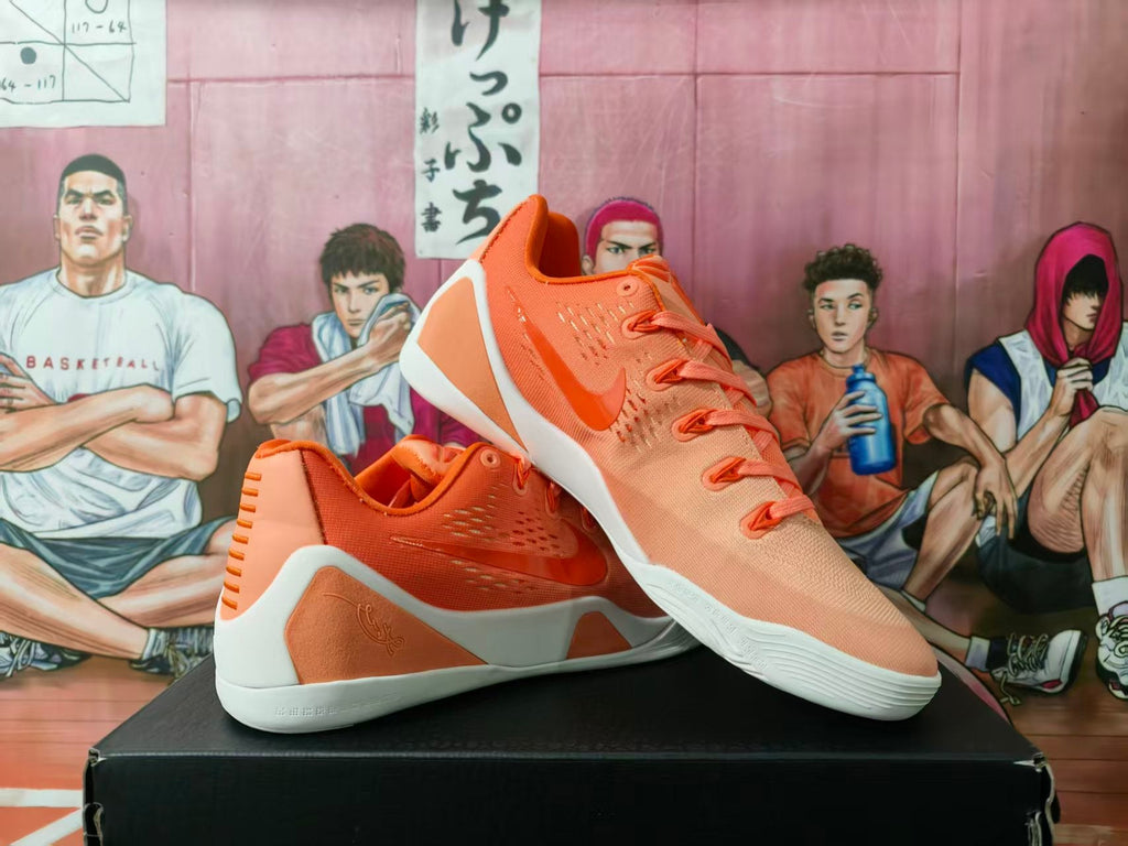 Nike Orange Gradient Basketball Sneakers