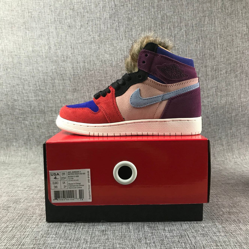 Jordan 1 Retro High OG GG Red Purple High-Top Sneakers