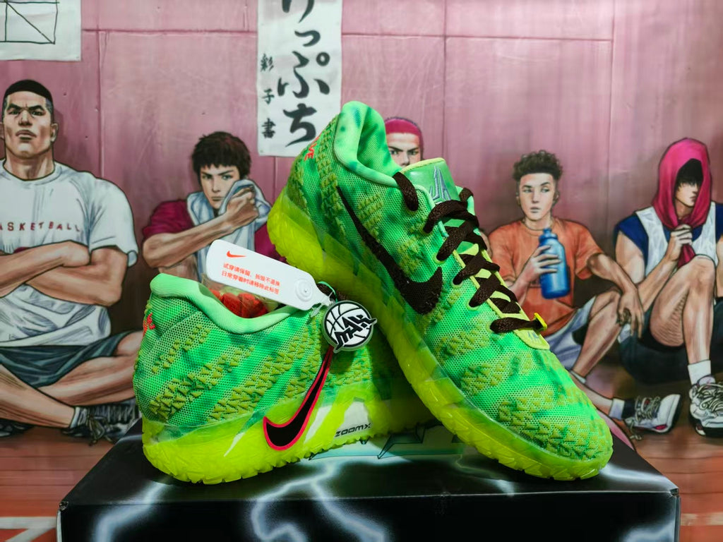 Nike Halloween Green Basketball Sneakers