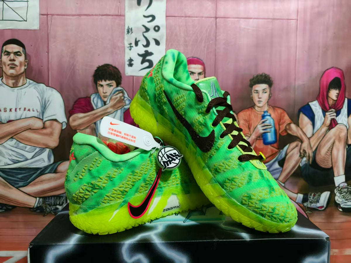 Nike Halloween Green Basketball Sneakers