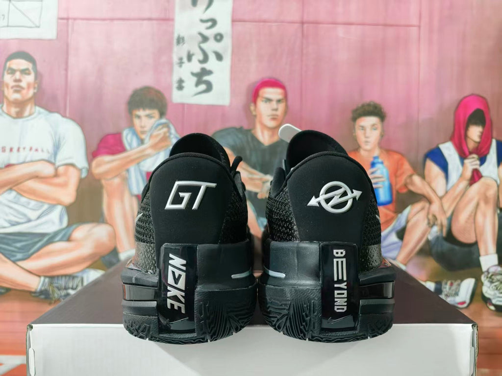Nike GT Basketball Sneakers Black Silver