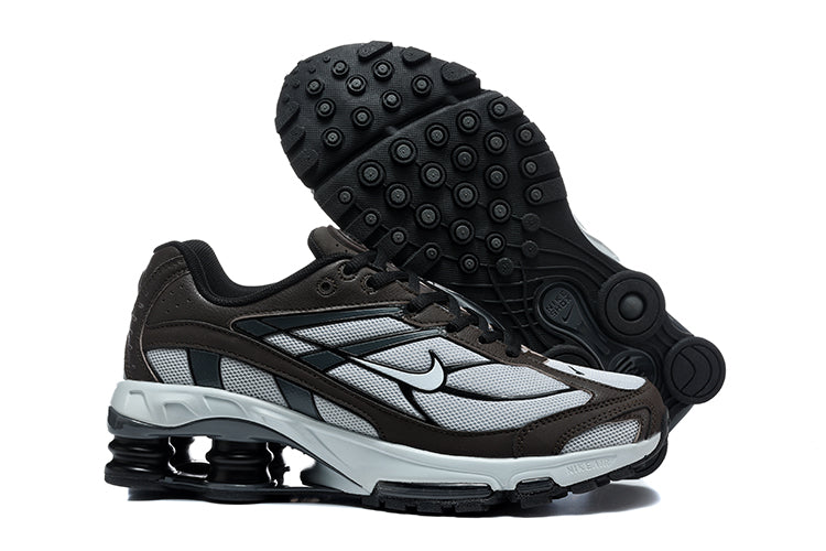 Nike Shox Ride 2 Sneakers in Brown and Silver