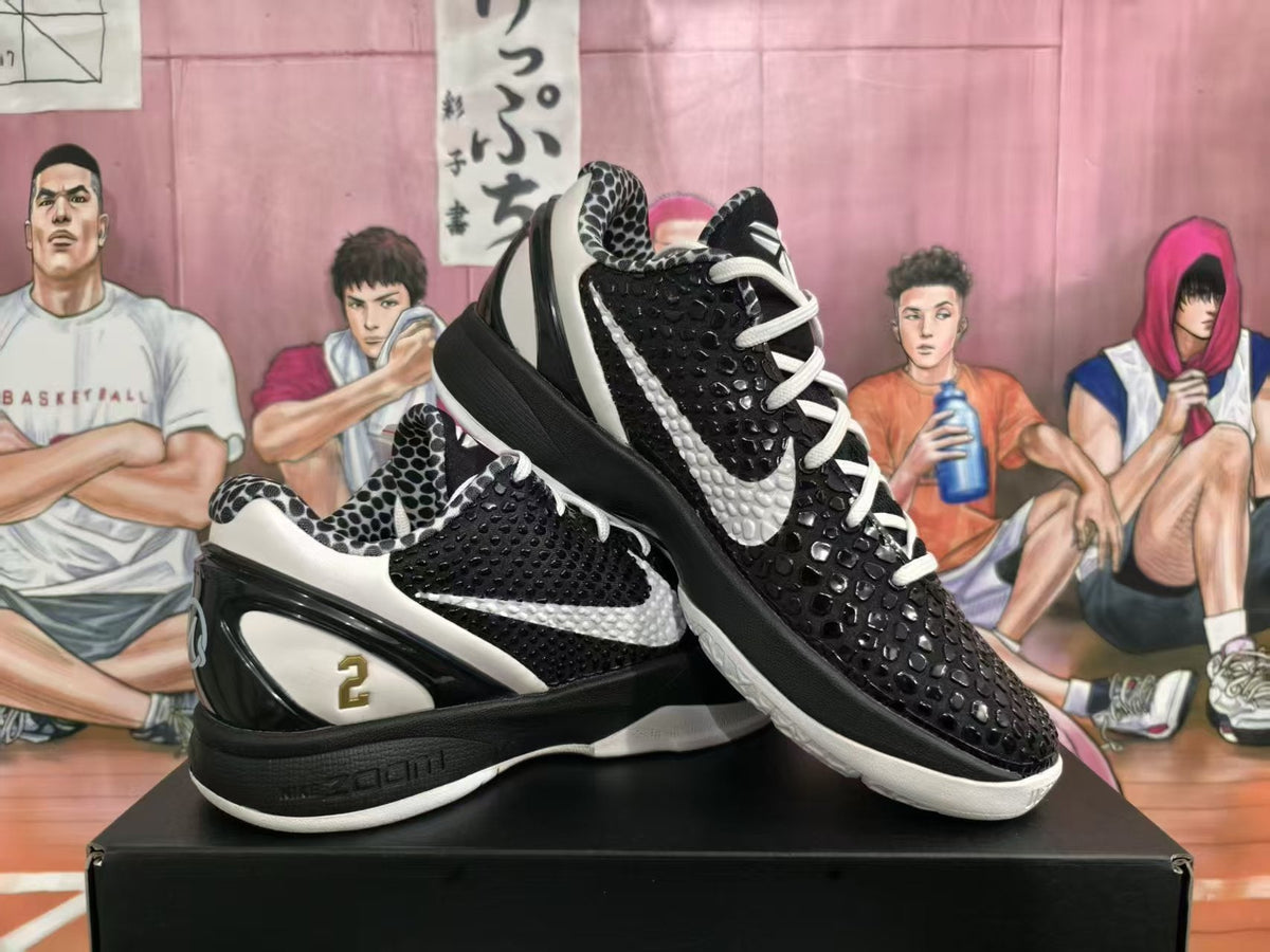 Nike Gigi Kobe Basketball Sneakers Black White