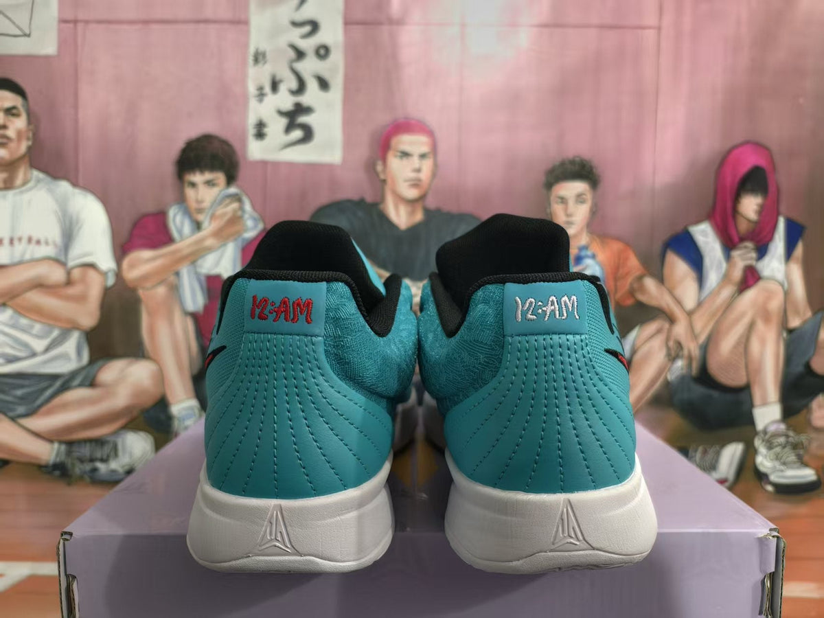Jordan Grizzlies Basketball Sneakers Teal Red