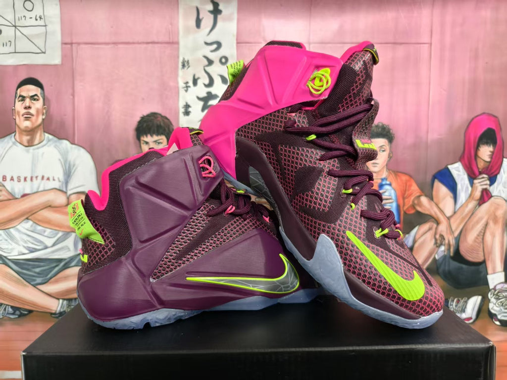 Nike Basketball Sneakers Maroon High-Top