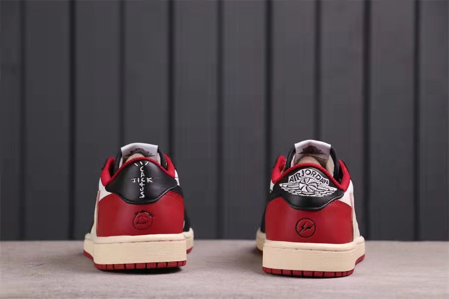 Jordan Air Jordan 1 Low Black White Red Cream DM7866-146