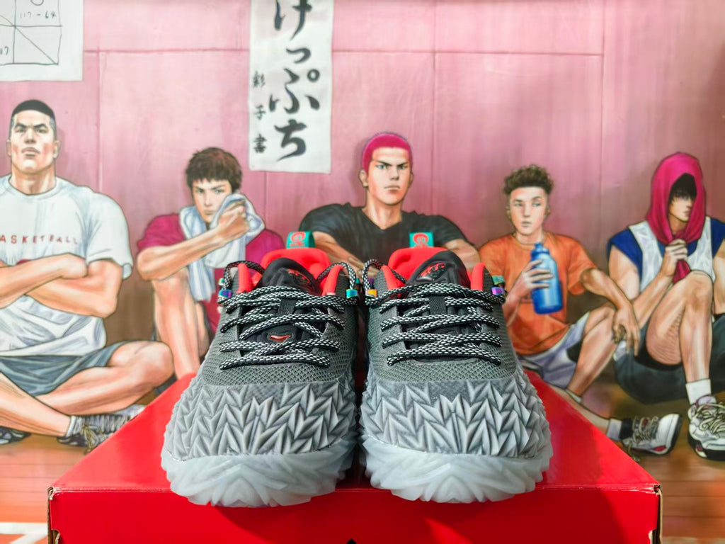 Nike LeBron 16 Low Gray Basketball Shoes