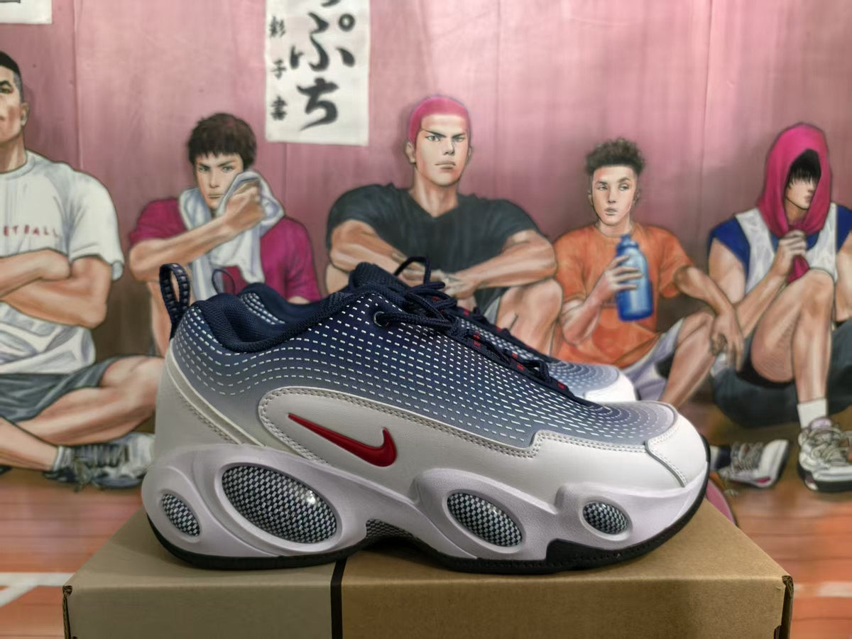 Nike White Blue Gray Sneakers