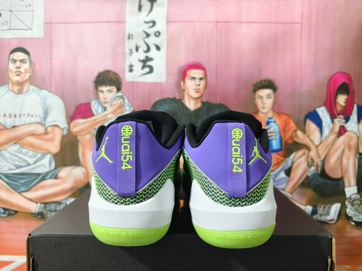 Jordan Luka 1 Basketball Shoes Purple Green