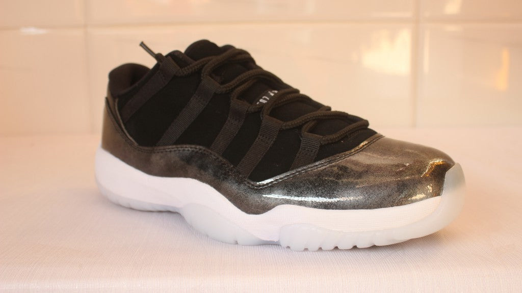 Jordan Air Jordan 11 Low Barons Black Metallic Sneakers