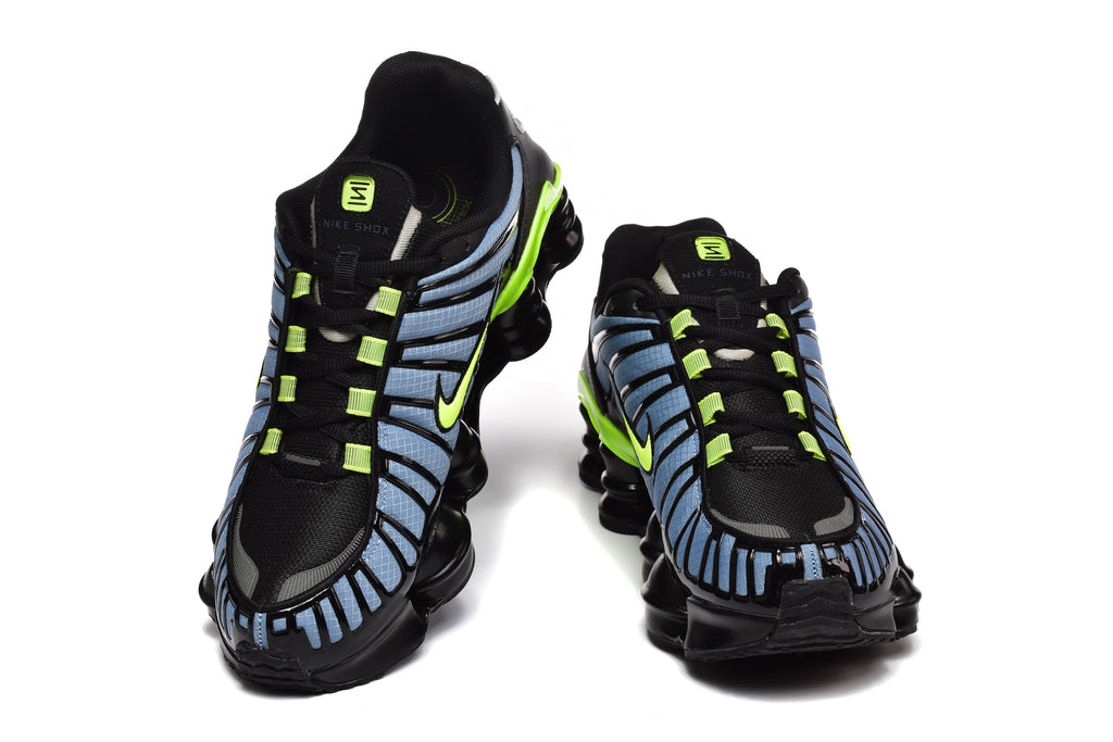 Nike Shox TL Sneakers Black Blue Volt
