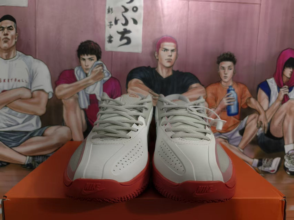 Nike Basketball Sneakers Gray and Red