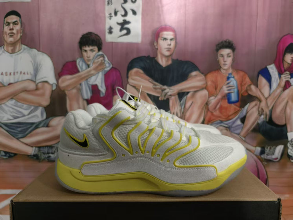 Nike Basketball Shoes White Yellow