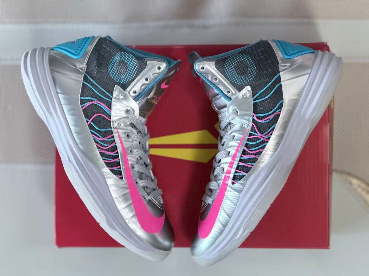 Nike HD2012 Kids High-Top Sneakers Silver