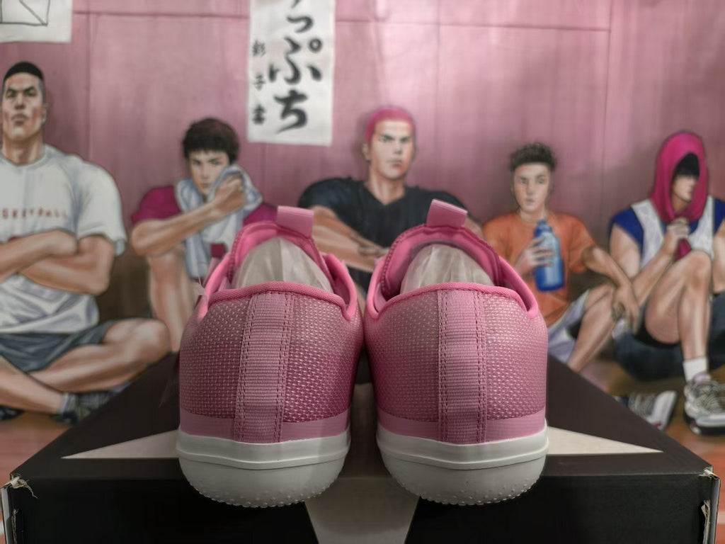 Pink Star Chevron Low-Top Sneakers