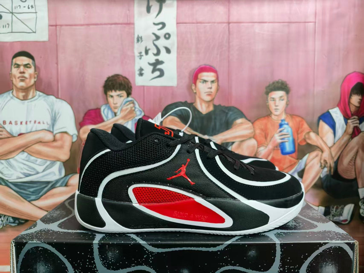 Jordan Black and Red Basketball Sneakers EU 40–46
