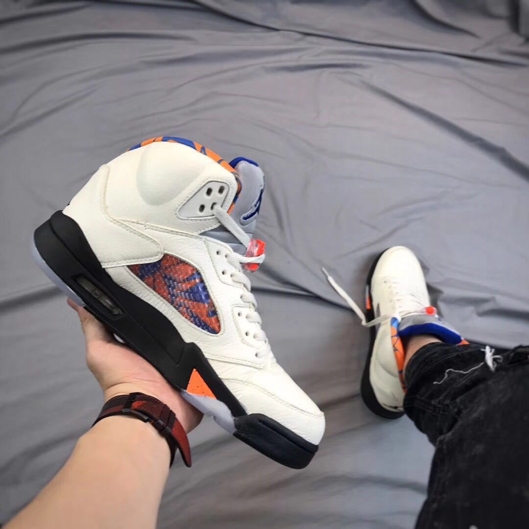 Jordan Air Jordan 5 International Flight White Red Sneakers