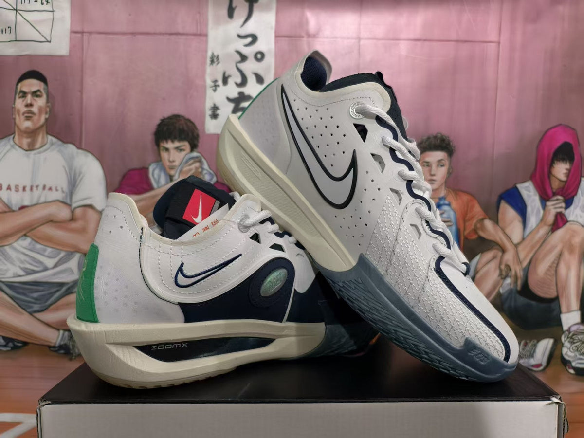 Nike Basketball Sneakers White Navy Green