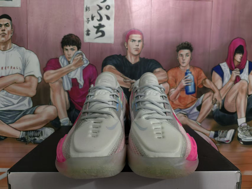 Nike GT Basketball Sneakers White Pink Gray