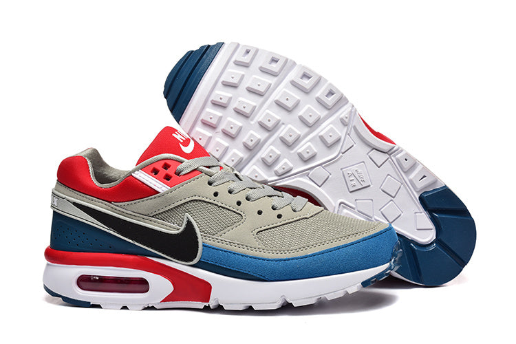 Nike Air Max BW Sneakers in Grey, Blue, Red and Black