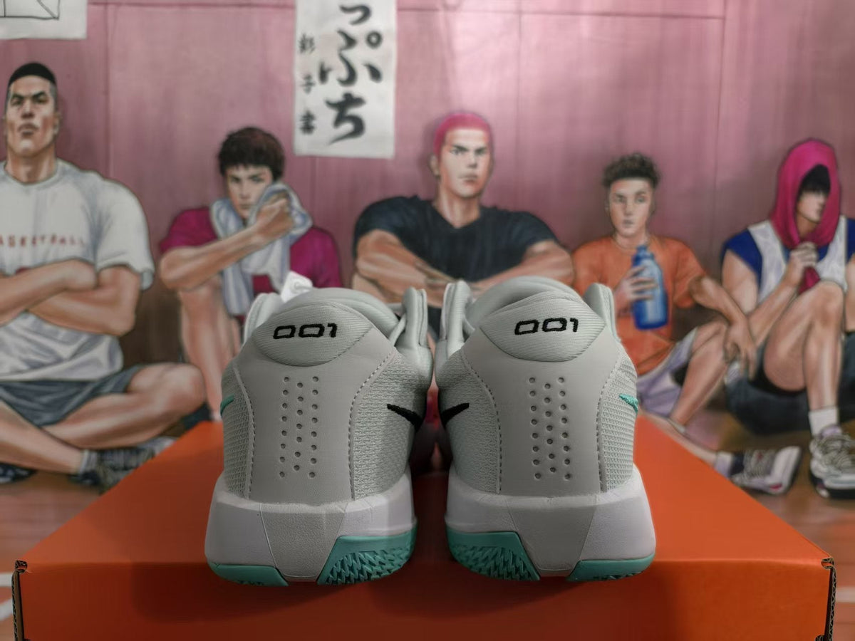Nike 001 Basketball Sneakers White Blue Pink