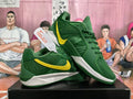 Nike Basketball Sneakers Green with Yellow Swoosh