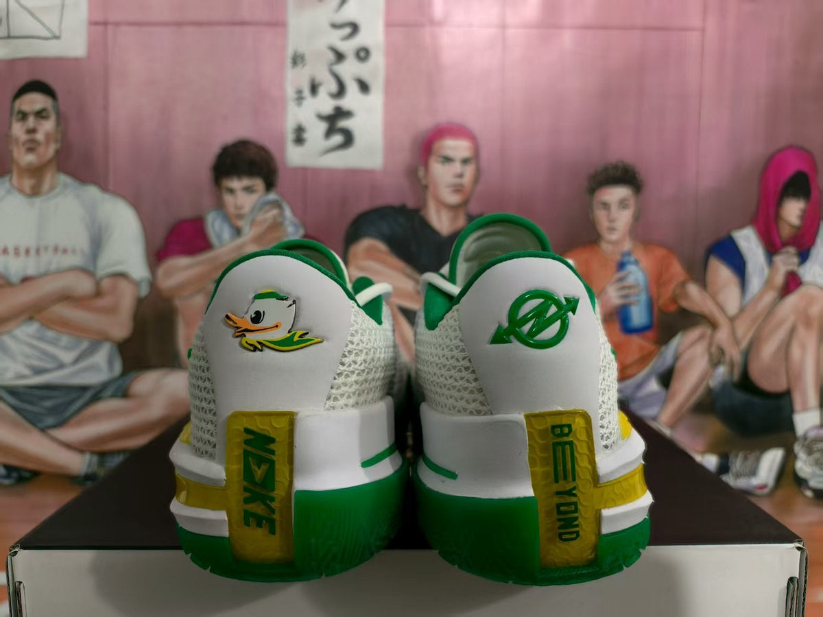 Nike KD Basketball Sneakers White Green Yellow