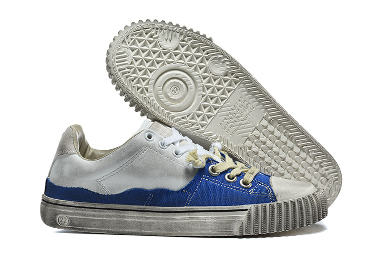 Maison Margiela Replica Low-Top Sneakers in Blue and Grey