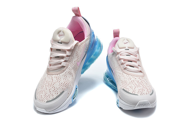 Nike Air Max 270 Premium Sneakers White Pink Blue