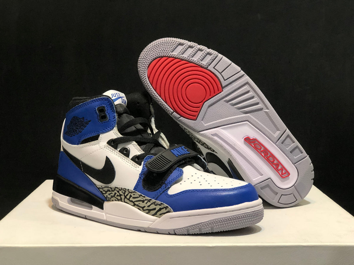 Don C x Air Jordan Legacy 312 White Blue AQ4160-104 Sneakers