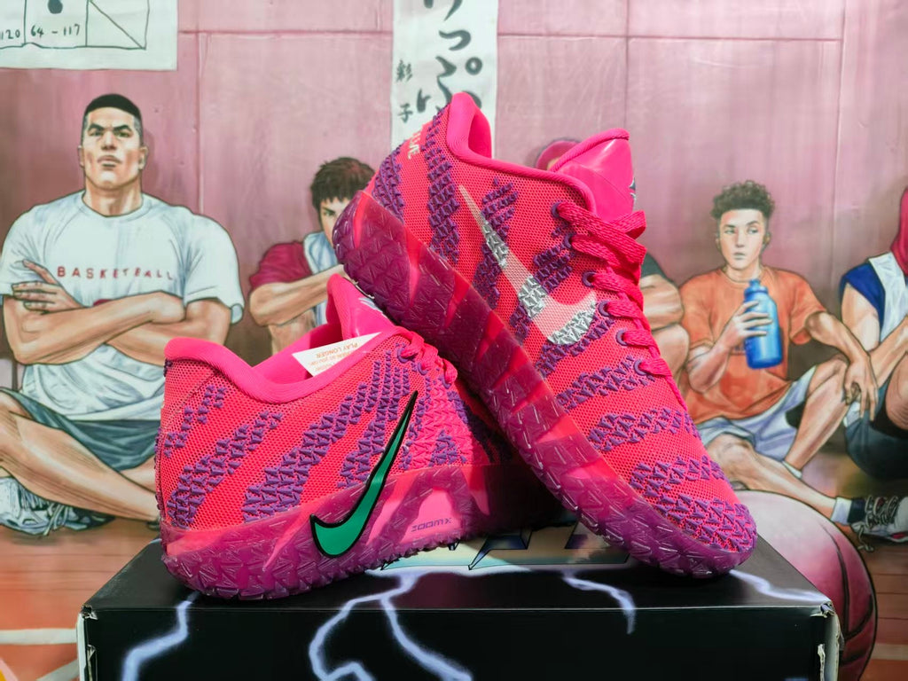 Nike Twelve Basketball Sneakers Pink Purple