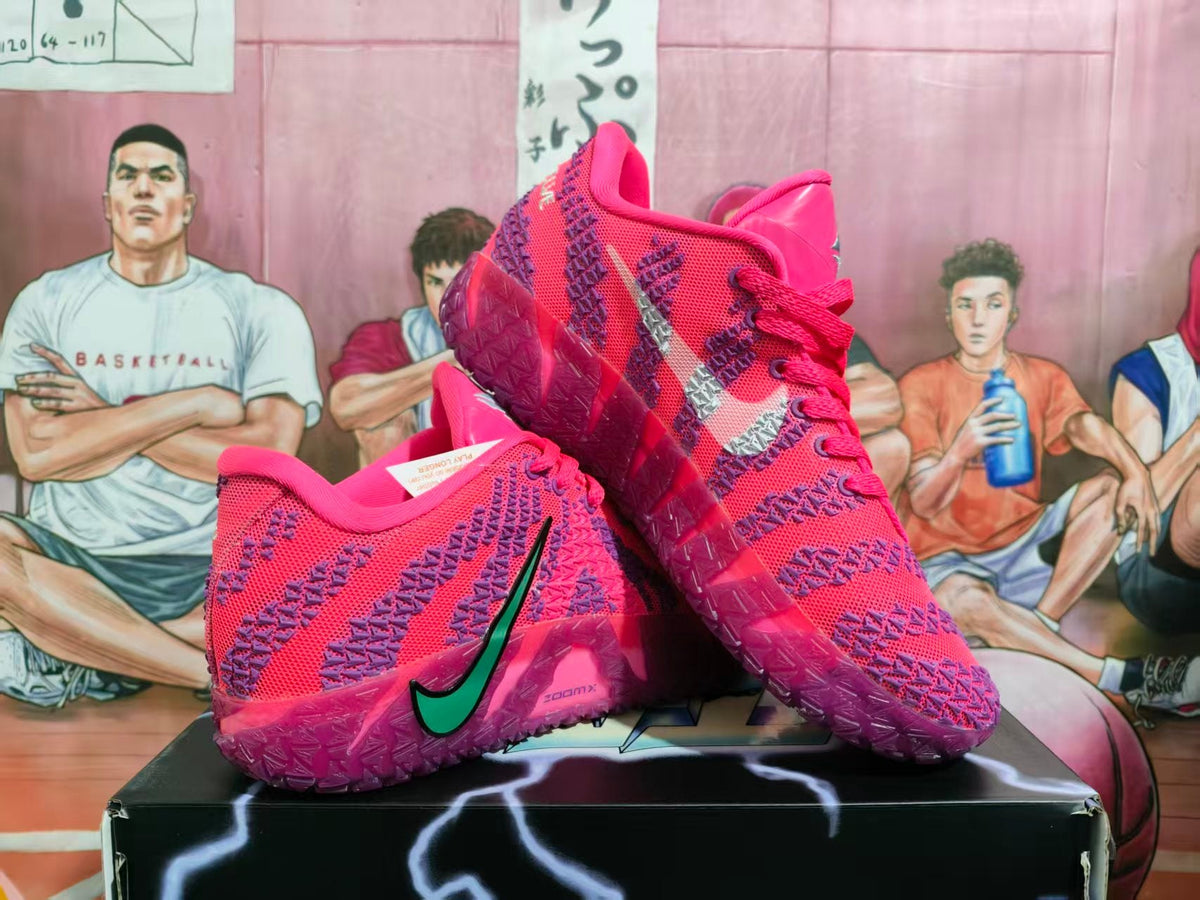 Nike Twelve Basketball Sneakers Pink Purple