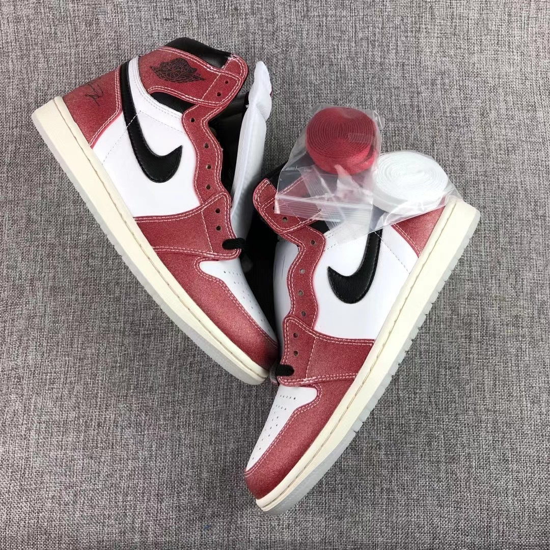 Trophy Room x Air Jordan 1 High OG Red White Black DA2728-100