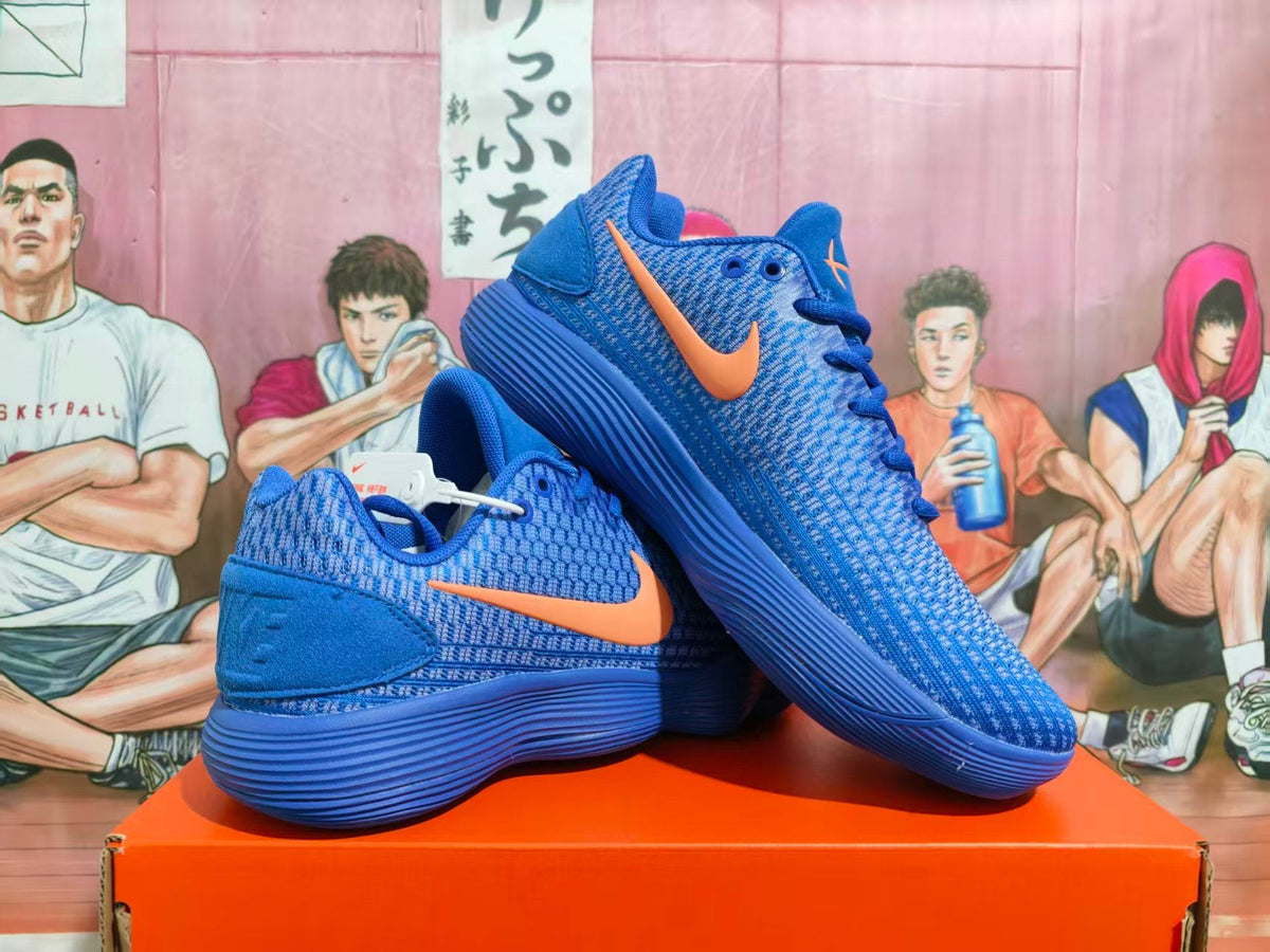 Nike Basketball Sneakers in Blue and Orange