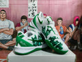 Nike Basketball Sneakers White and Green