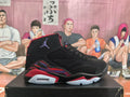 Jordan Black Red High-Top Basketball Sneakers