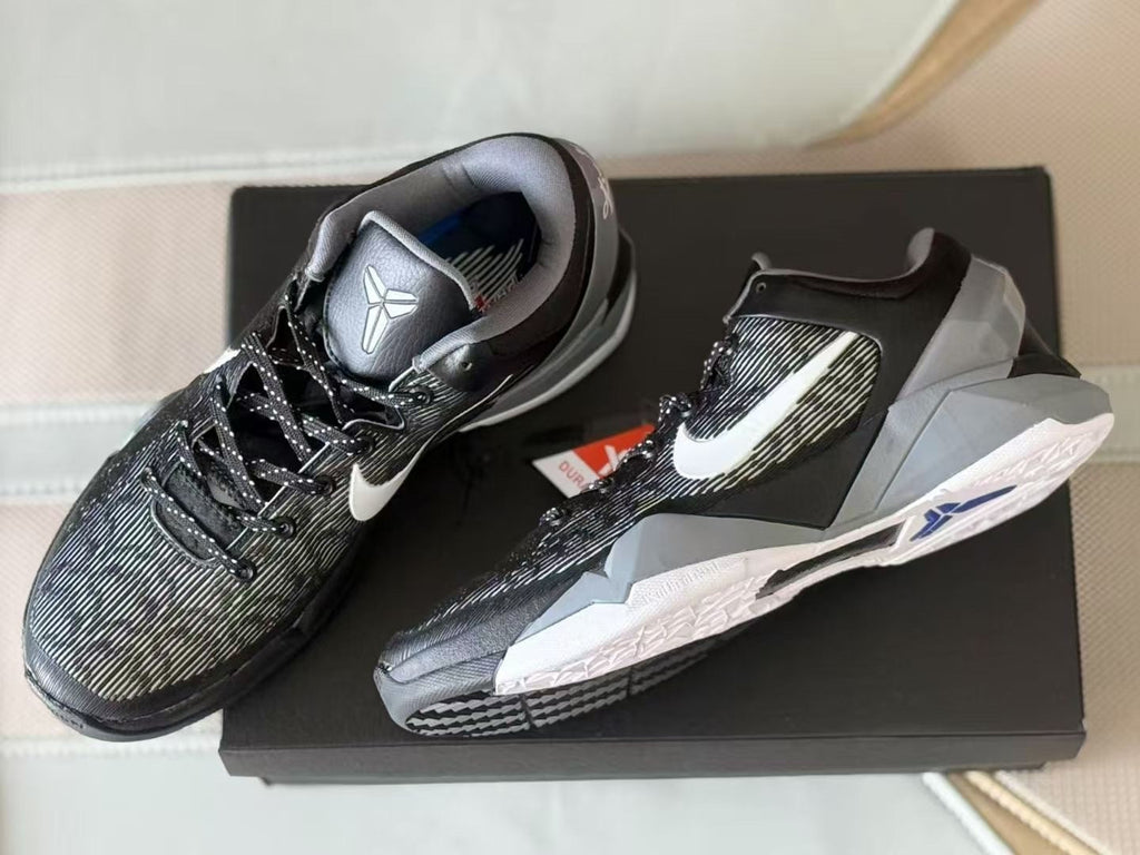 Nike Kobe 7 Sneakers Wolf Grey Black White
