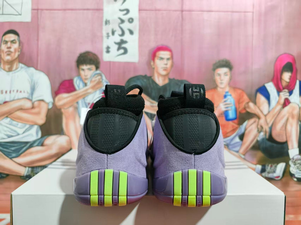 Nike Basketball Shoes Purple Green