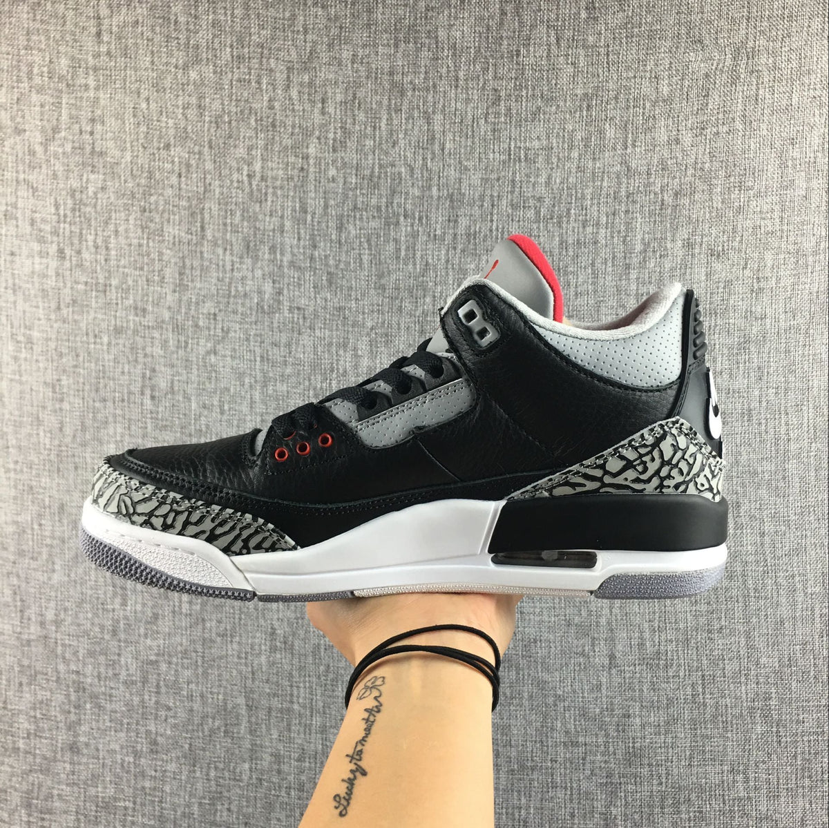 Jordan Air Jordan 3 Retro Black Cement Sneakers