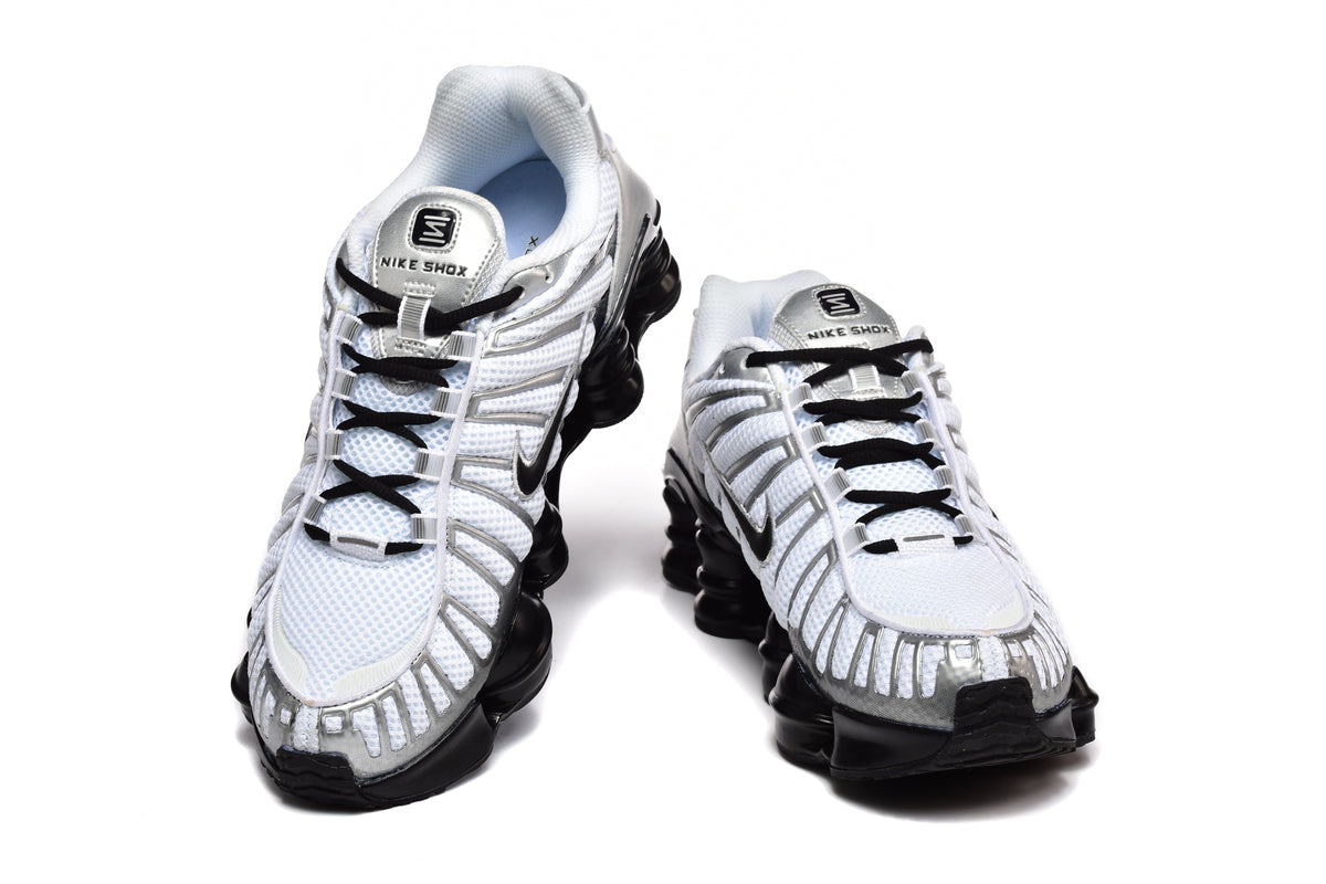Nike Shox TL White Silver Black Sneakers