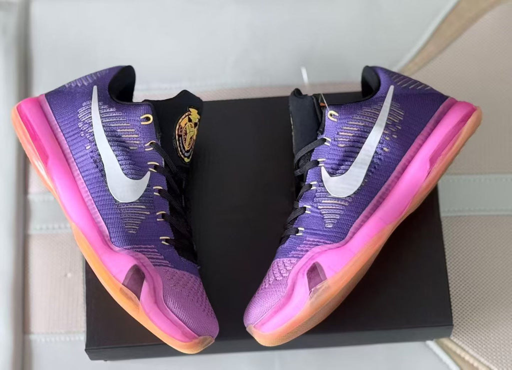 Nike Kobe 10 Opening Night Basketball Shoes Purple Pink