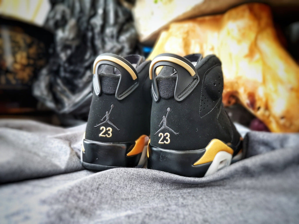 Jordan Air Jordan 6 Black Gold High-Top Sneakers
