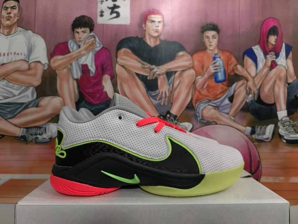 Nike Basketball Sneakers White Black Green