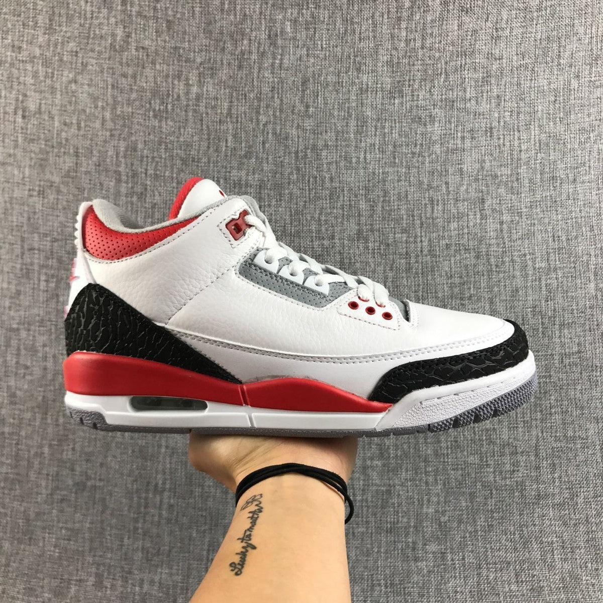 Jordan Air Jordan 3 White Red Black Sneakers