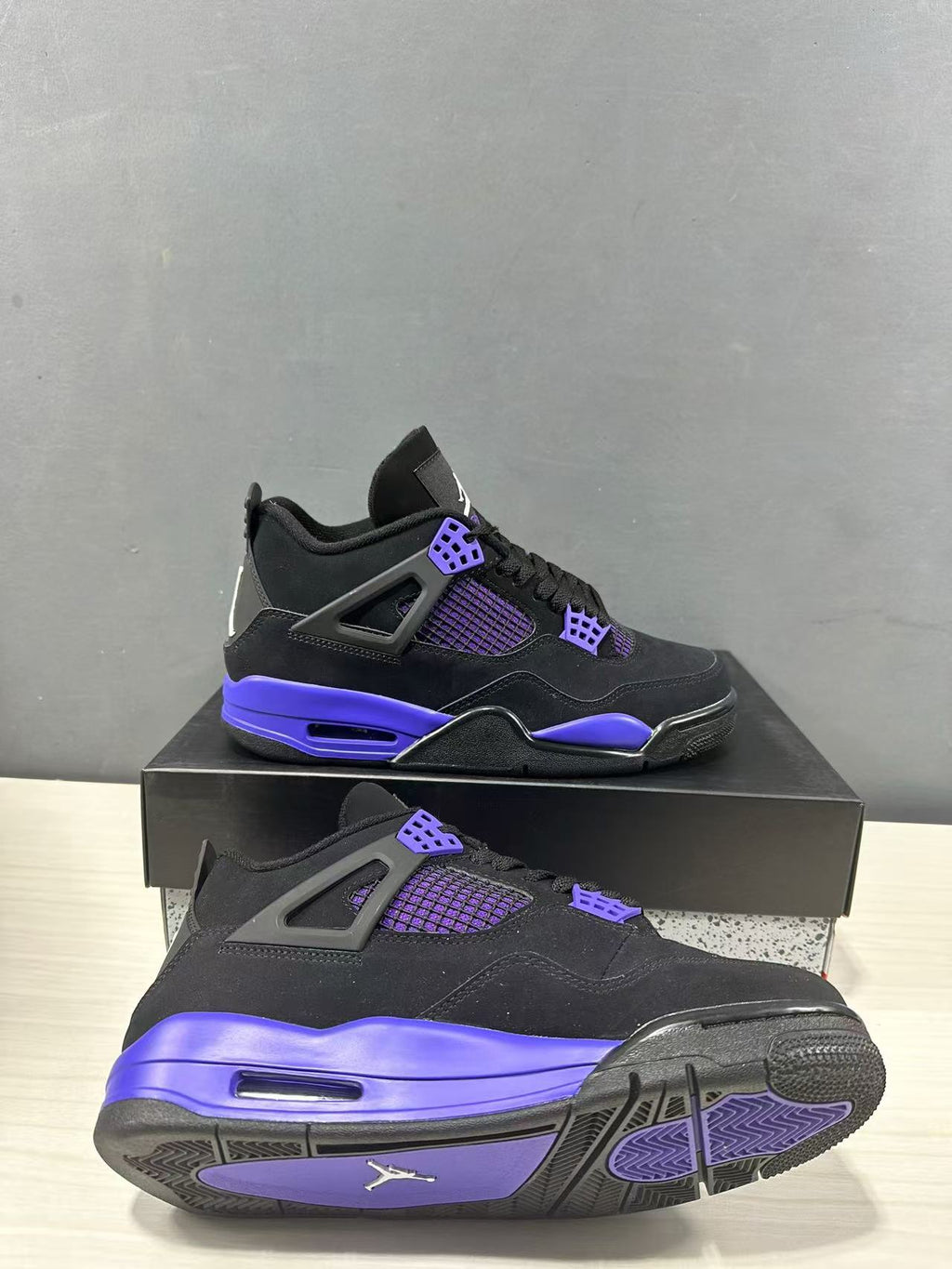 Jordan Air Jordan 4 Retro Sneakers Black Game Royal CT8527-018
