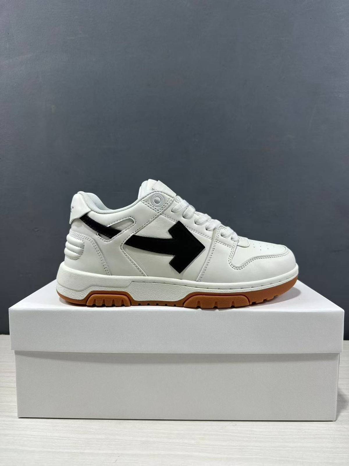 Off-White Out Of Office White Black Low-Top Sneakers