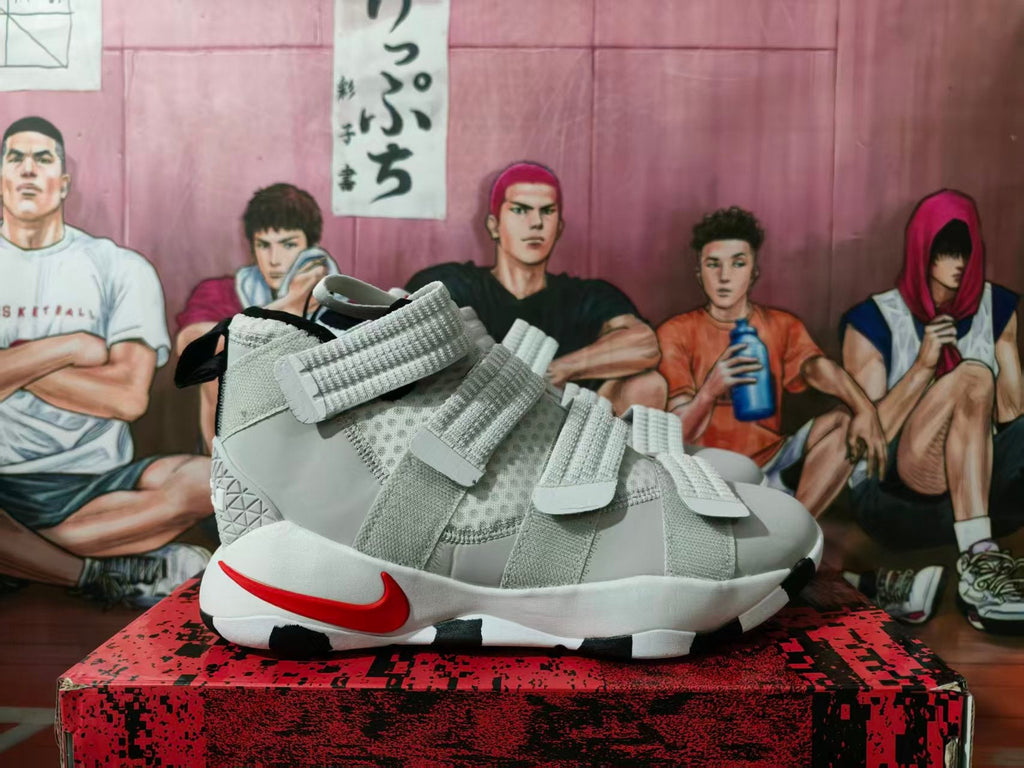 Nike Zoom Basketball Sneakers Silver
